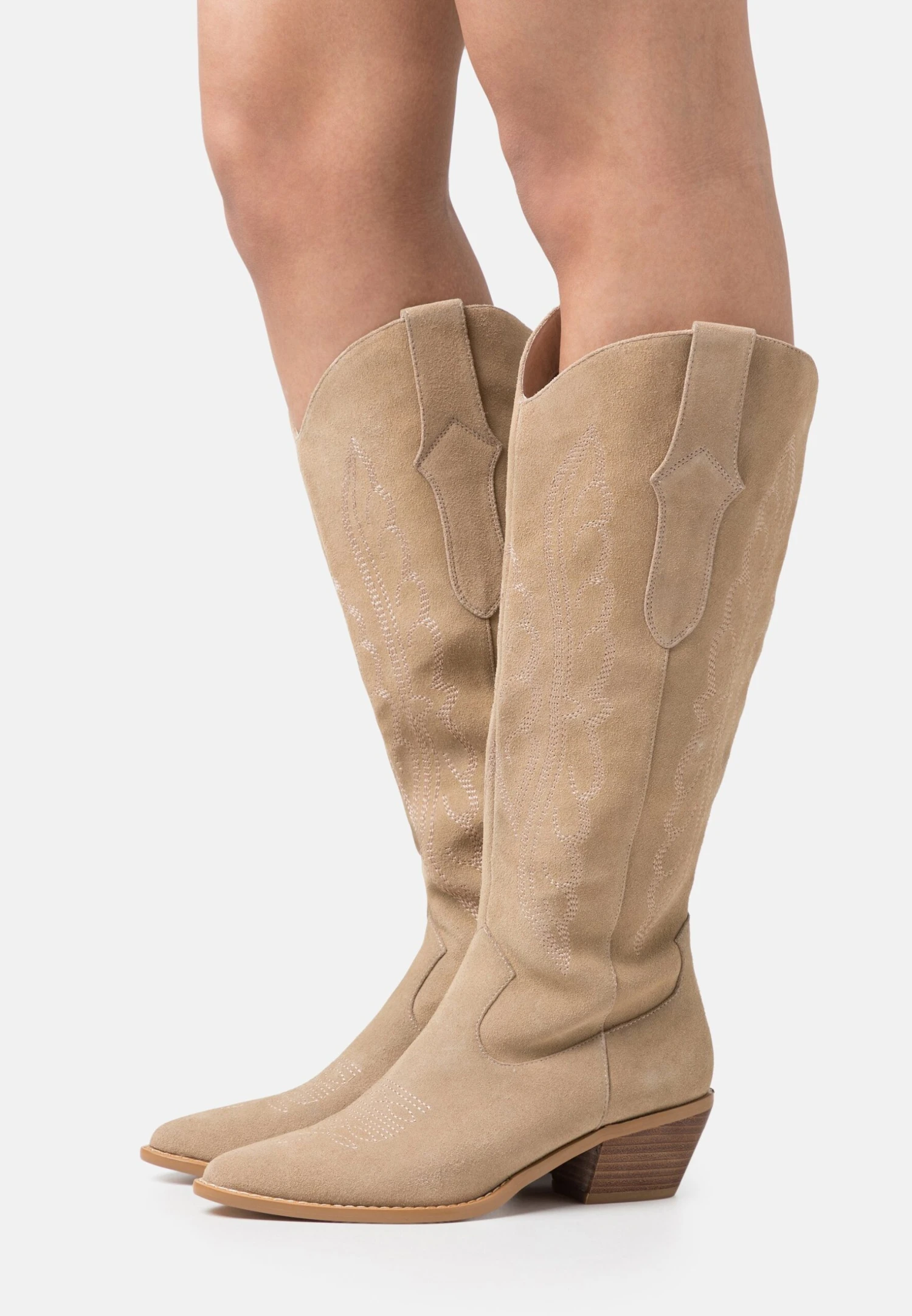 Anna Field Leather Stivali Texani / BikerBeige Donna Stivali AN611A1CT-B11 3 Anna Field Leather Stivali Texani / BikerBeige Donna Stivali AN611A1CT-B11