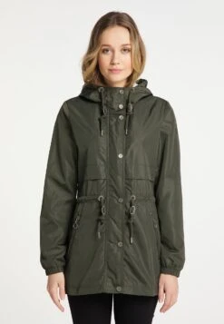 Dreimaster BridgeportParkaDunkeloliv Donna Cappotti 4DR21U0AZ-M11