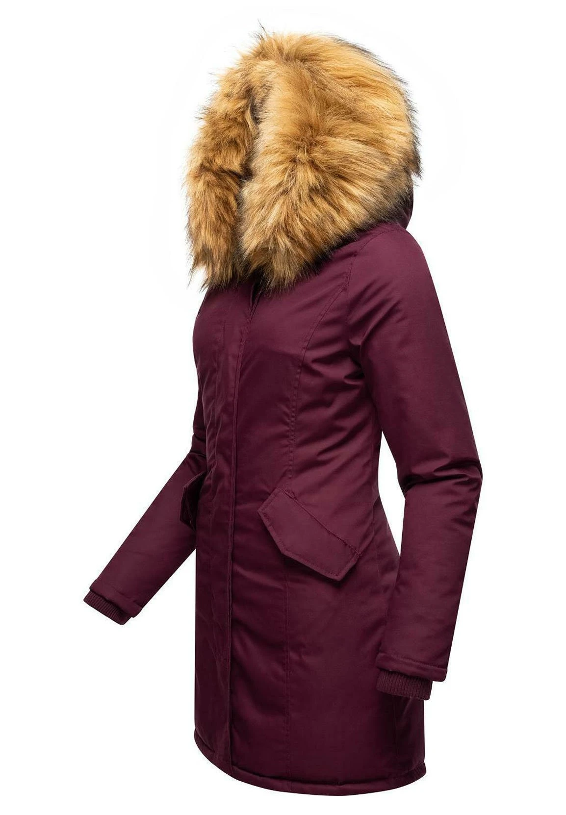 Marikoo KarmaaCappotto InvernaleDark Red Melange Donna Cappotti M5M21U002-G12 4 Marikoo KarmaaCappotto InvernaleDark Red Melange Donna Cappotti M5M21U002-G12 - immagine 2