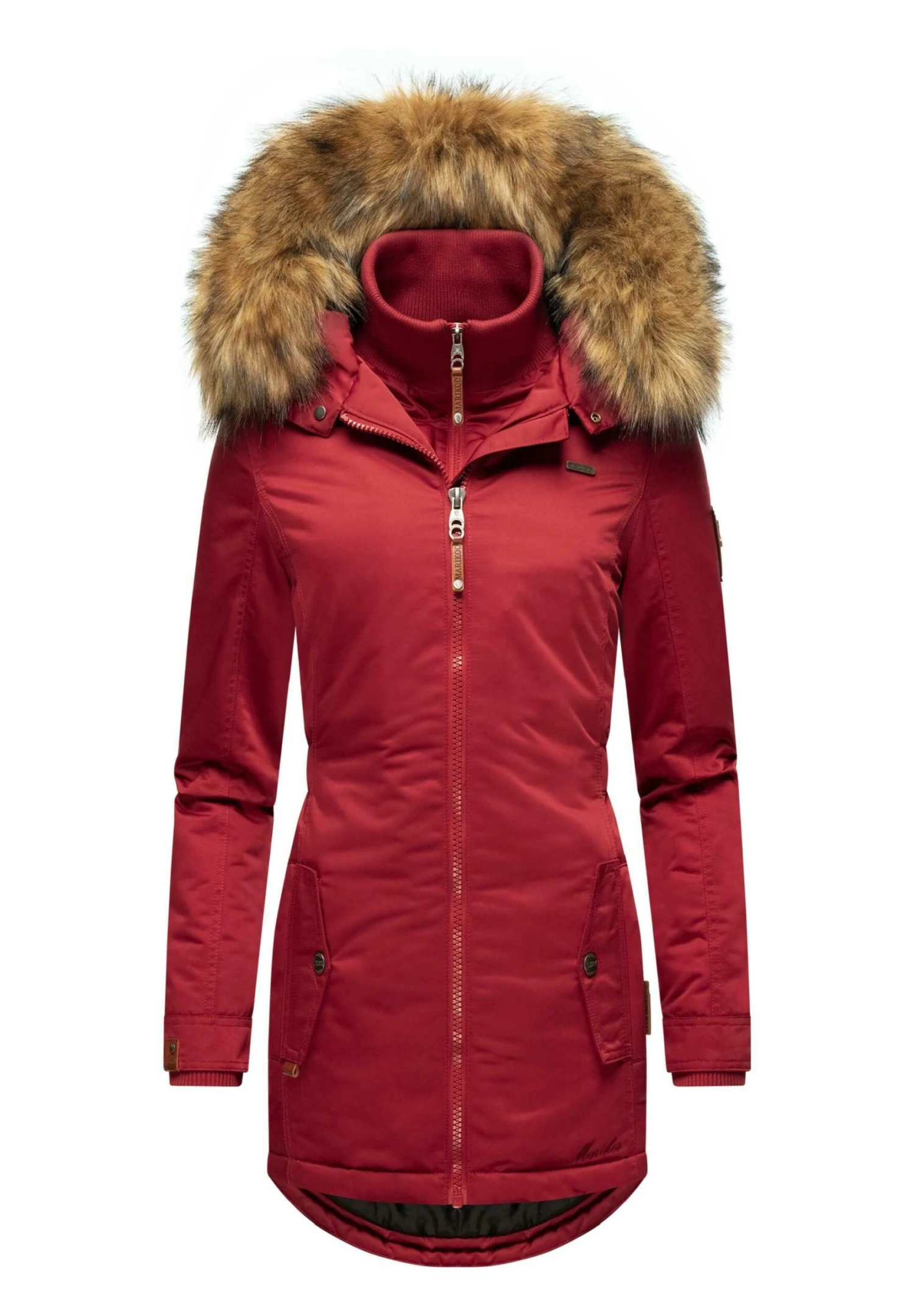 Marikoo SanakooCappotto InvernaleBlood Red Donna Cappotti M5M21U00P-G12 3 Marikoo SanakooCappotto InvernaleBlood Red Donna Cappotti M5M21U00P-G12