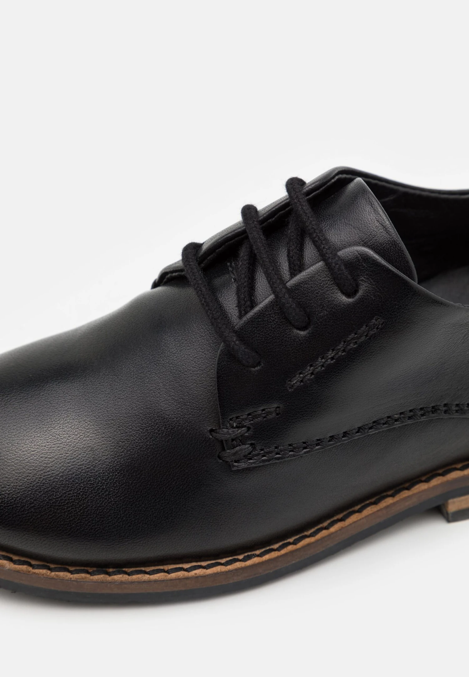 Friboo Leather - Stringate - Black 8 Friboo Leather - Stringate - Black - immagine 6